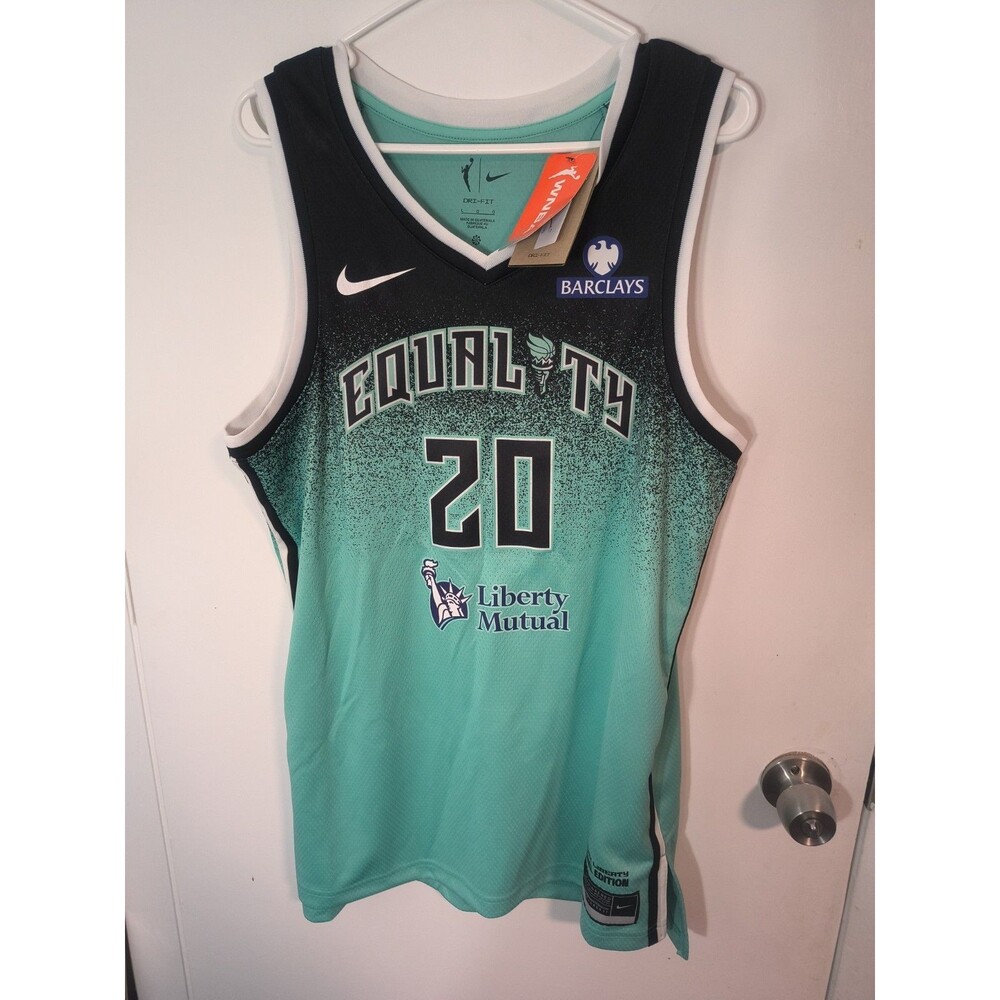 WNBA New York Liberty Sabrina Ionescu Nike Rebel Jersey Size L NWT
